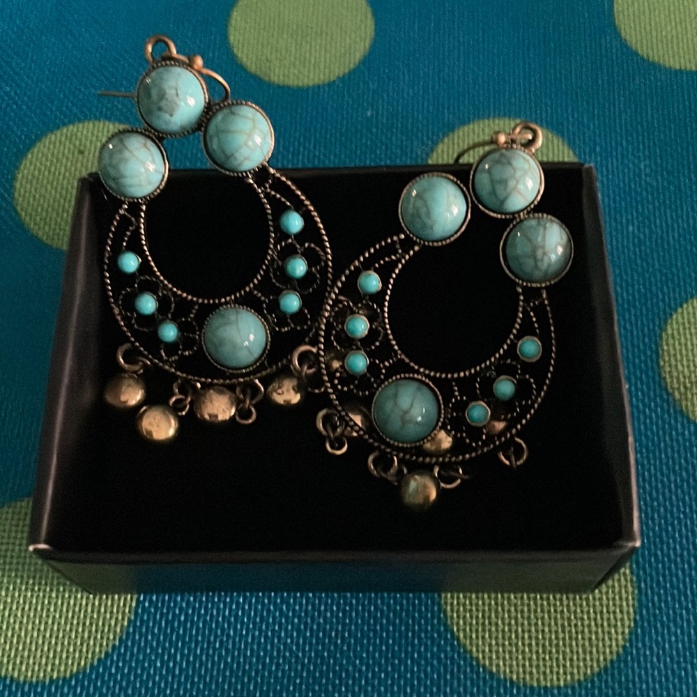 Avon Atlantic chandelier earrings.